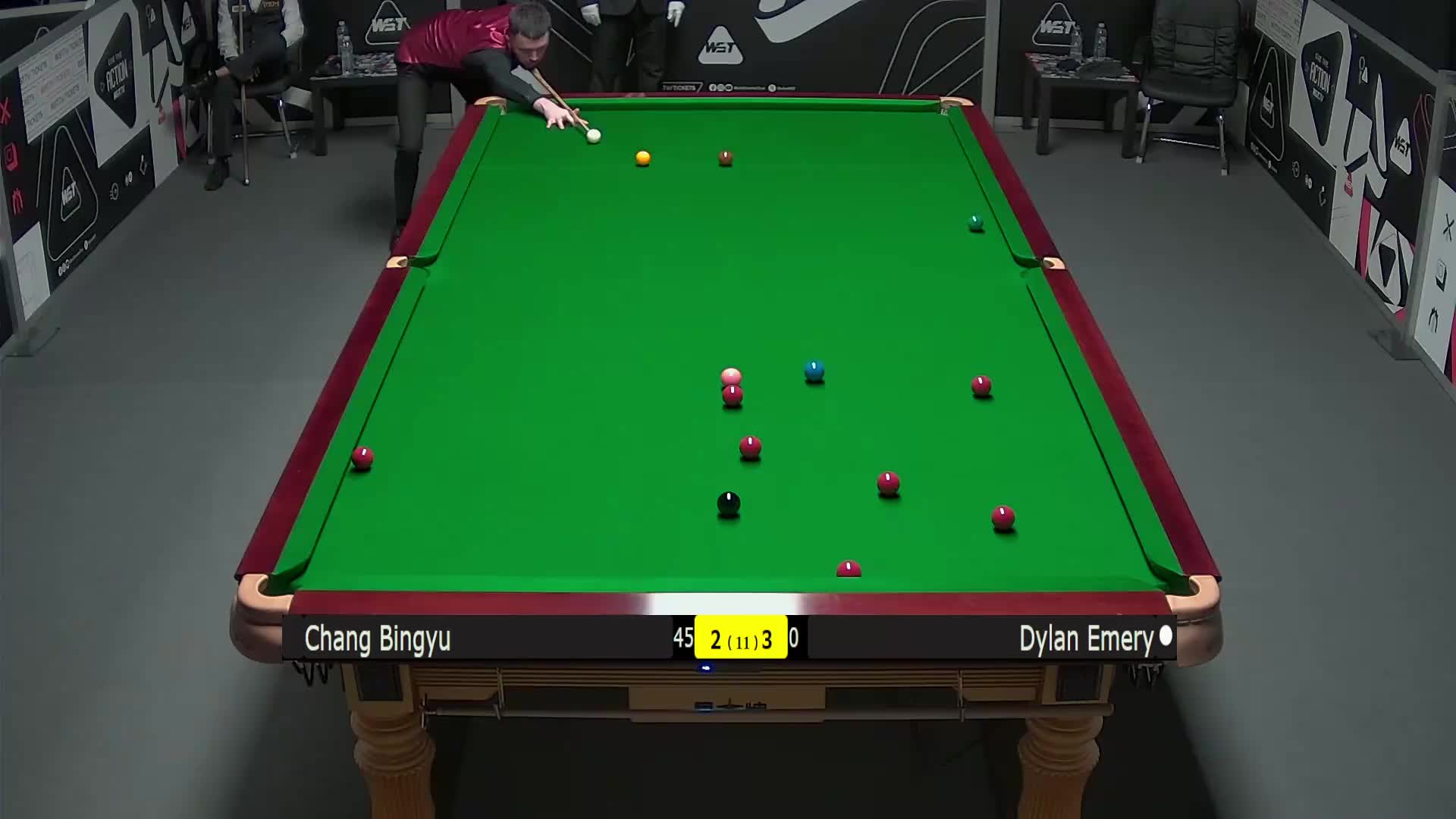 常冰玉VS迪伦·埃默里 2025斯诺克英锦赛资格赛 第六局