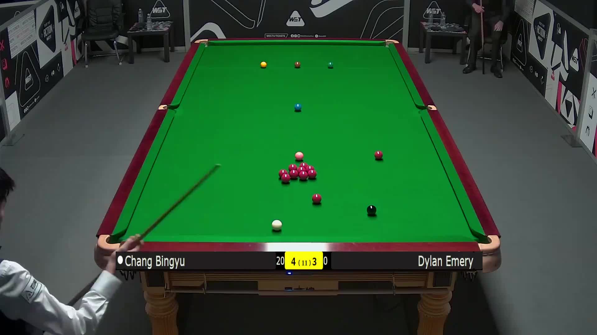 常冰玉VS迪伦·埃默里 2025斯诺克英锦赛资格赛 第八局