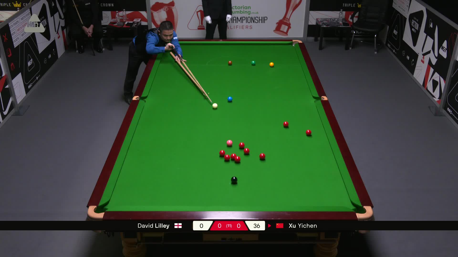大卫·利利VS许医尘 2025斯诺克英锦赛资格赛 第一局