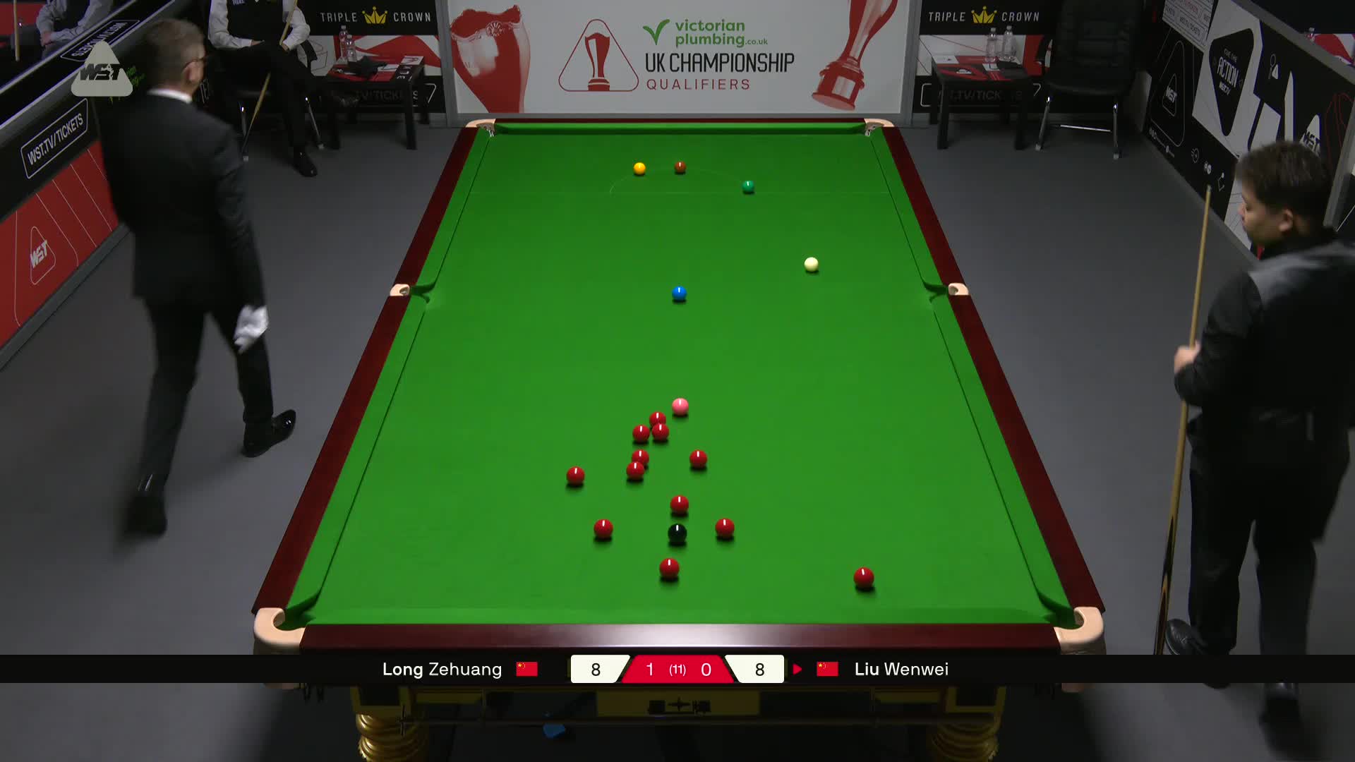 龙泽煌VS刘文炜 2025斯诺克英锦赛资格赛 第二局