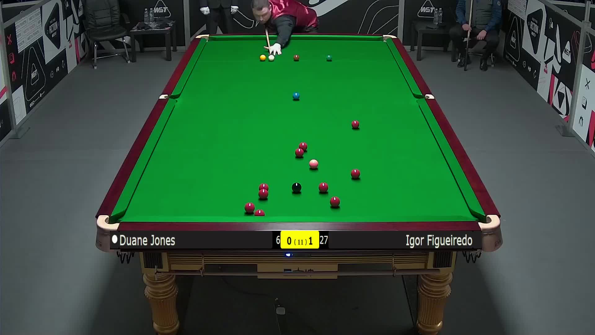 杜恩·琼斯VS伊戈尔·费格雷多 2025斯诺克英锦赛资格赛 第二局