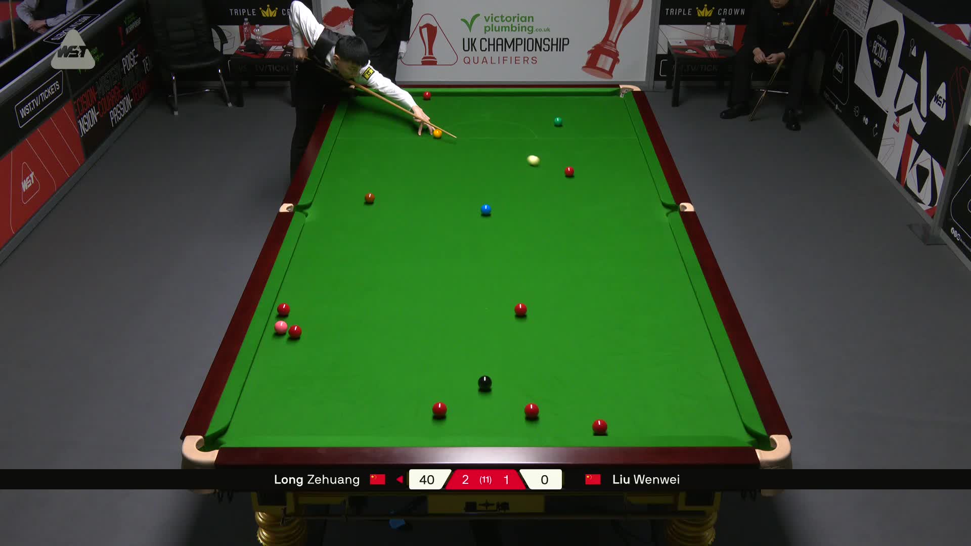 龙泽煌VS刘文炜 2025斯诺克英锦赛资格赛 第四局