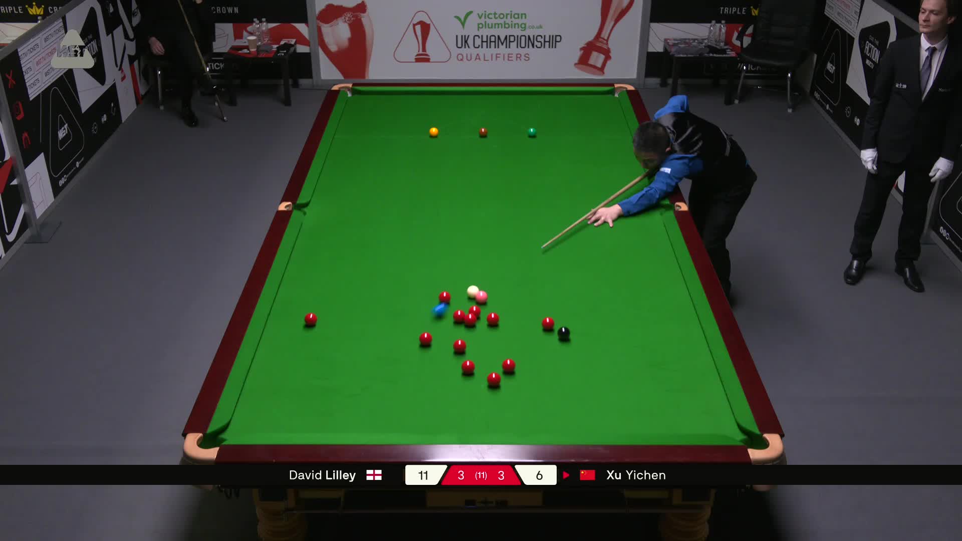 大卫·利利VS许医尘 2025斯诺克英锦赛资格赛 第七局