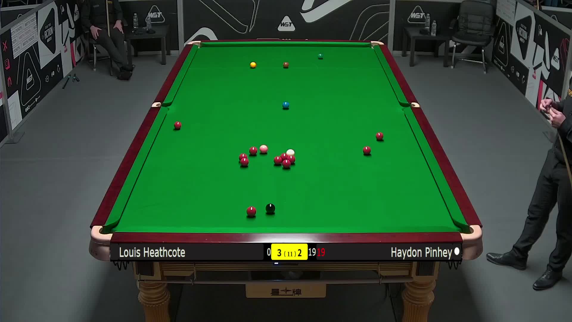 路易斯·西斯考特VS海顿·平海| 2025斯诺克英锦赛资格赛 第六局