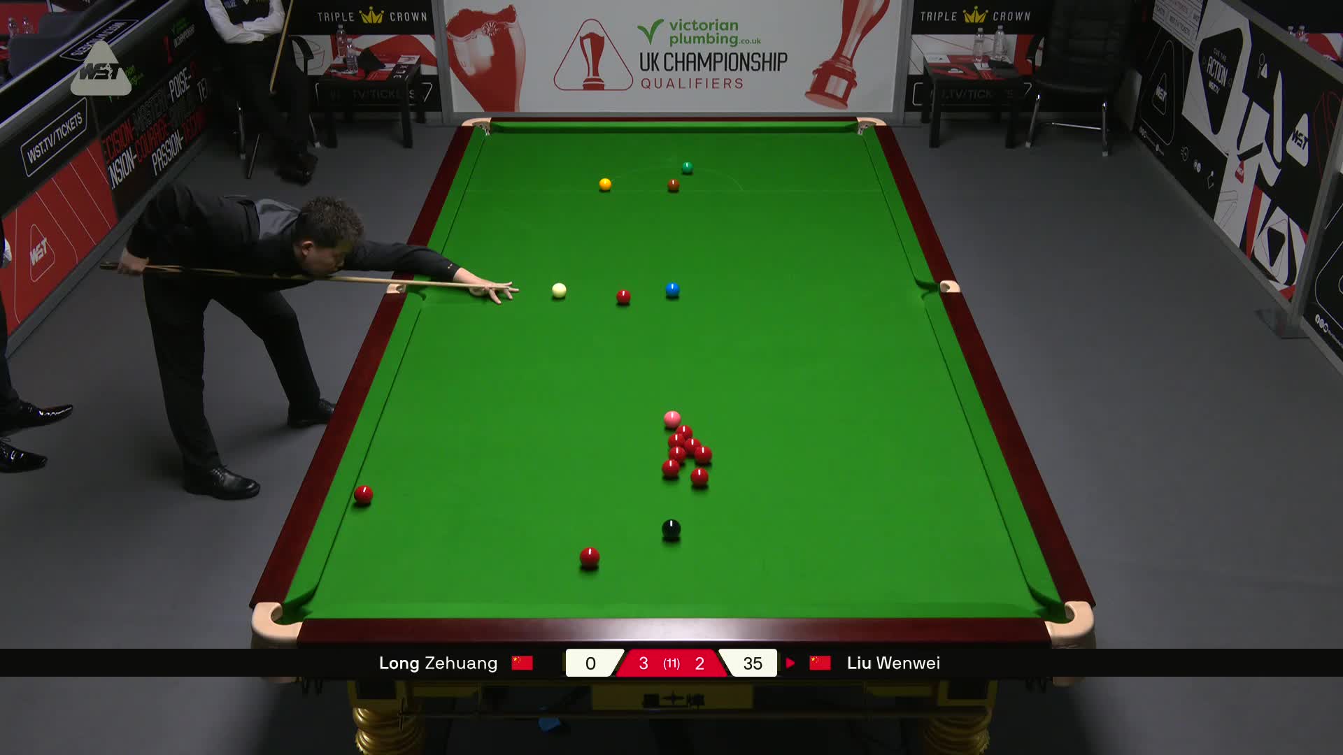 龙泽煌VS刘文炜 2025斯诺克英锦赛资格赛 第六局