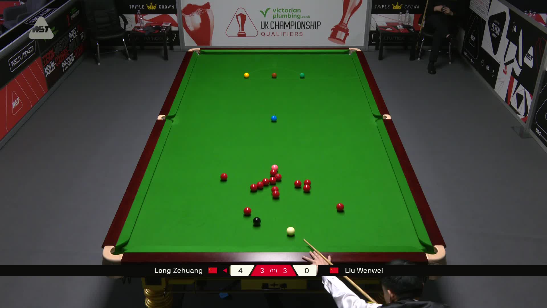 龙泽煌VS刘文炜 2025斯诺克英锦赛资格赛 第七局