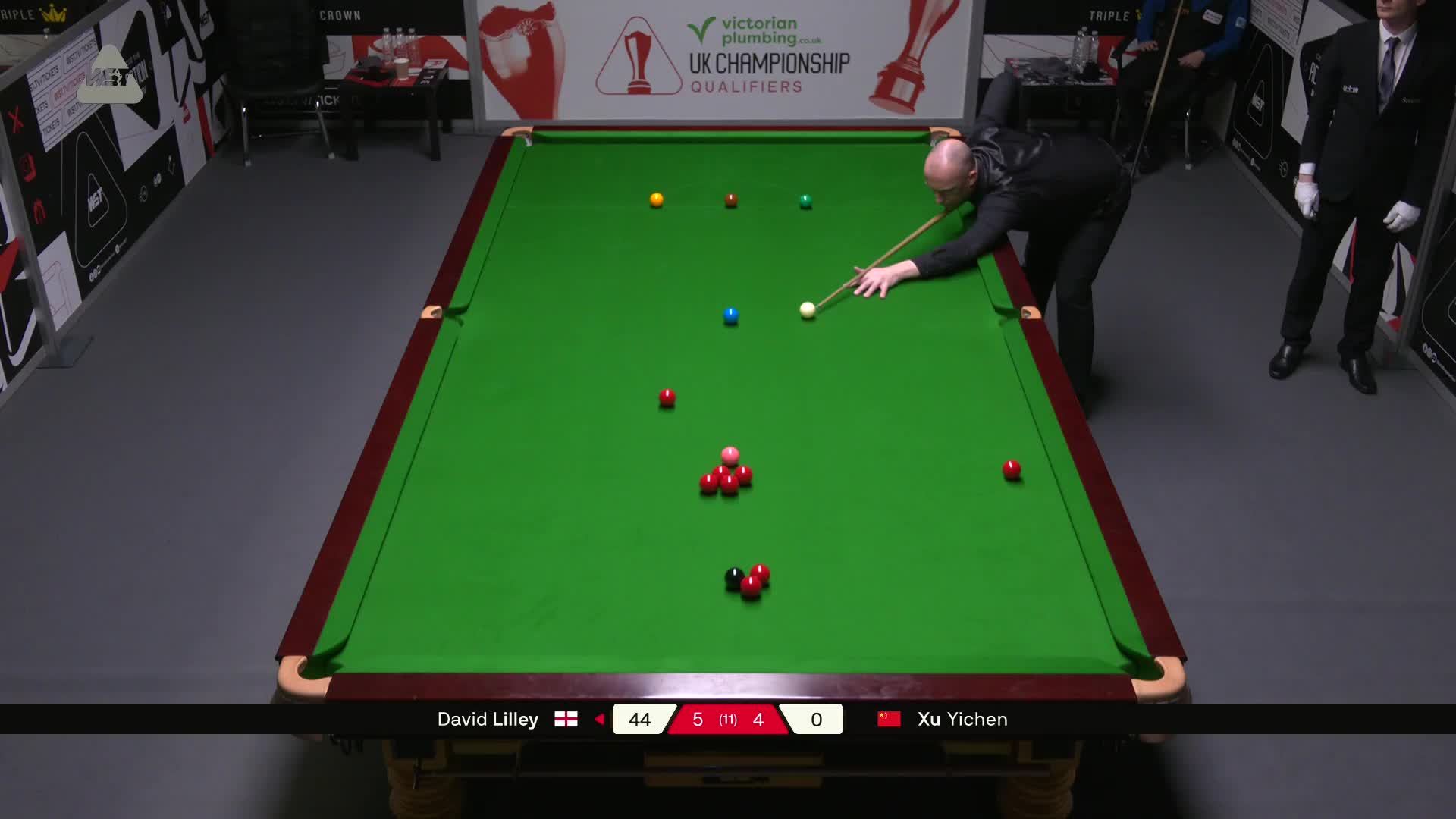 大卫·利利VS许医尘 2025斯诺克英锦赛资格赛 第十局