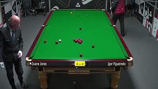 杜恩·瓊斯VS伊戈?duì)枴べM(fèi)格雷多 2025斯諾克英錦賽資格賽 第九局