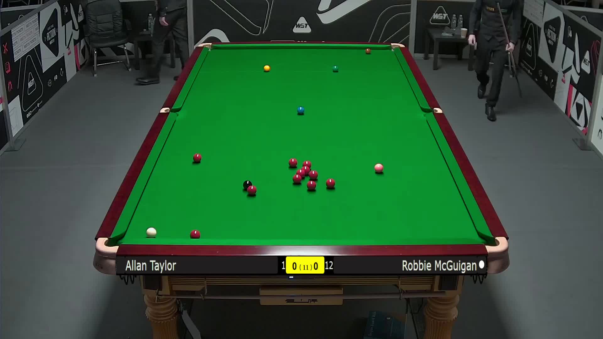 艾伦·泰勒VS罗比·麦奎根 2025斯诺克英锦赛资格赛 第一局