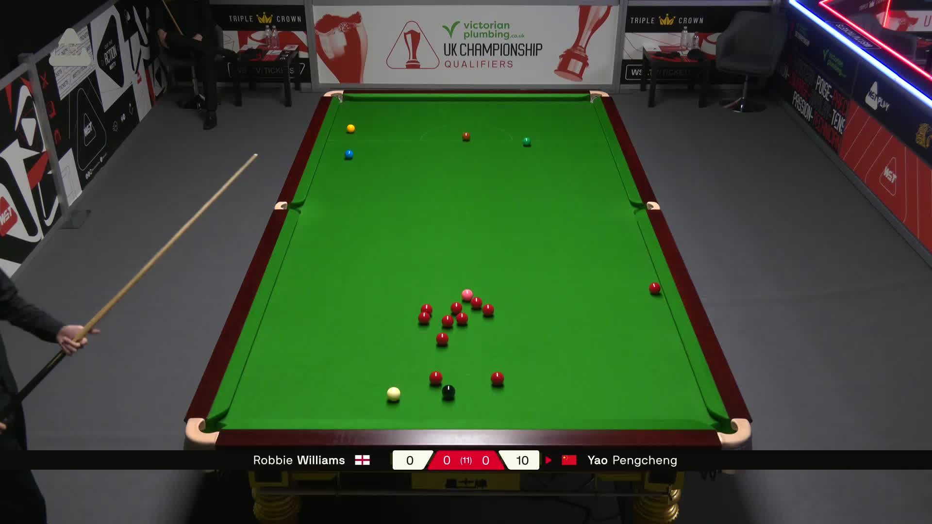 罗比·威廉姆斯VS姚朋成 2025斯诺克英锦赛资格赛 第一局