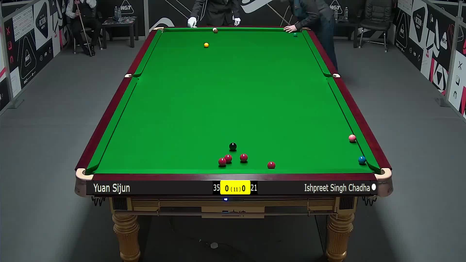 袁思俊VS辛格·查达 2025斯诺克英锦赛资格赛 第一局