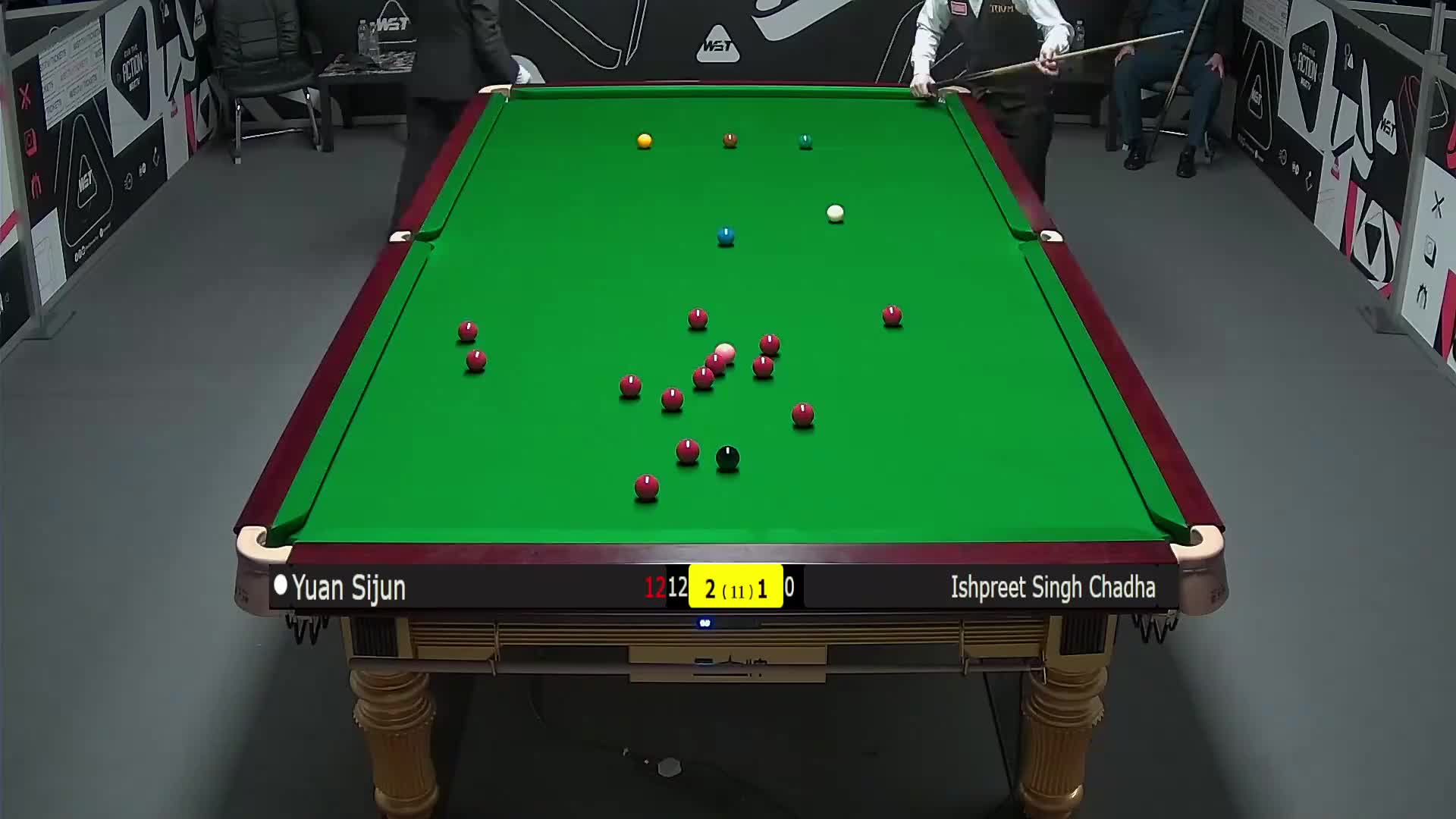 袁思俊VS辛格·查达 2025斯诺克英锦赛资格赛 第四局