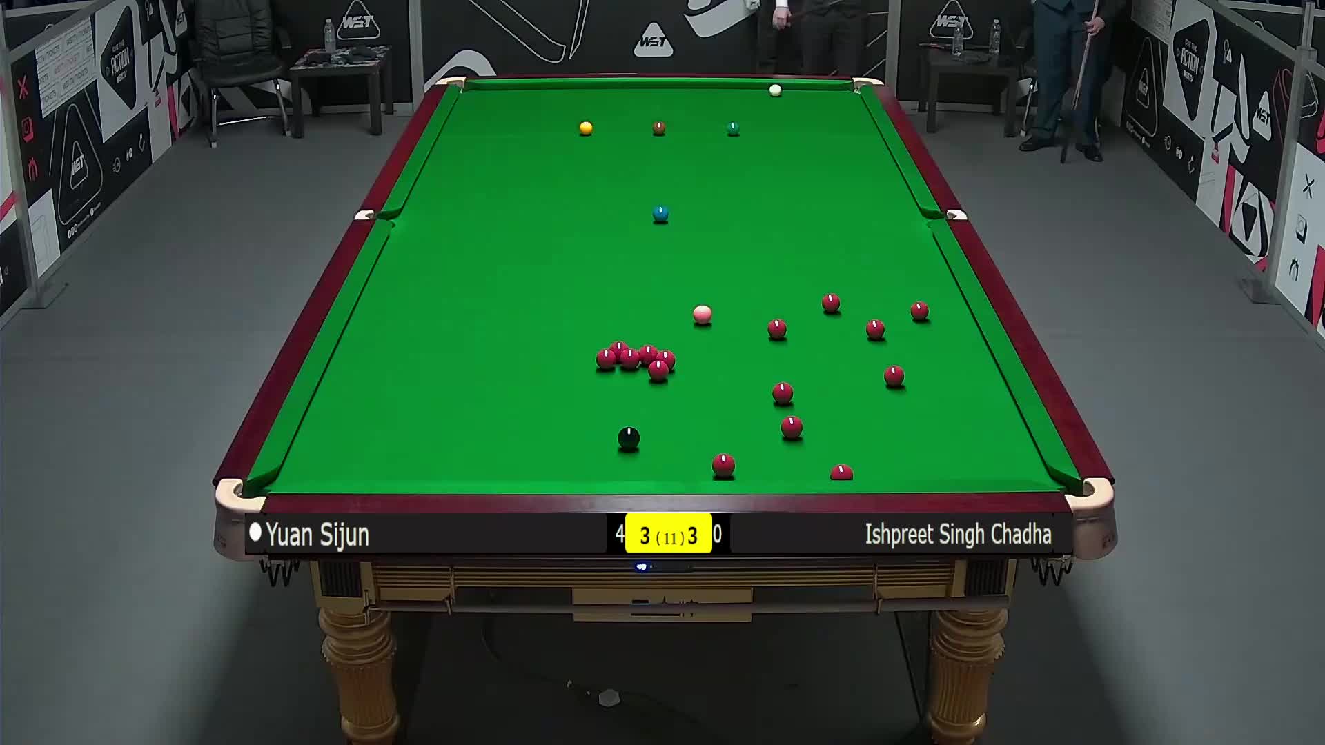袁思俊VS辛格·查达 2025斯诺克英锦赛资格赛 第七局