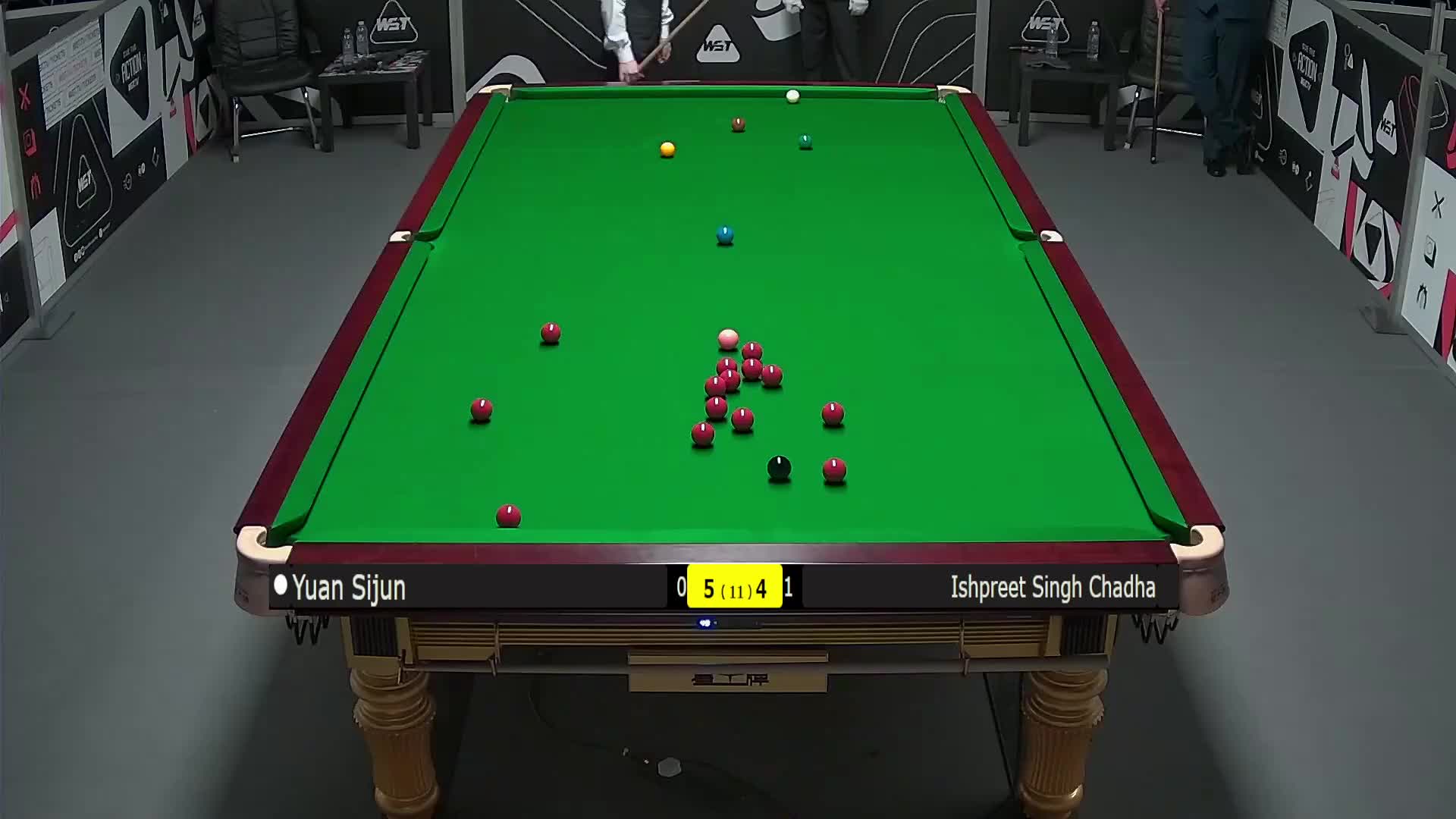 袁思俊VS辛格·查达 2025斯诺克英锦赛资格赛 第十局