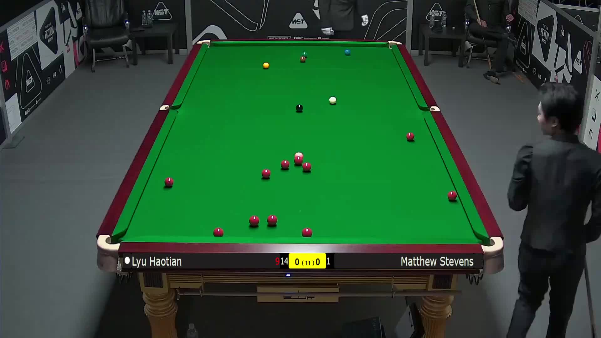吕昊天VS马修·史蒂文斯 2025斯诺克英锦赛资格赛 第一局