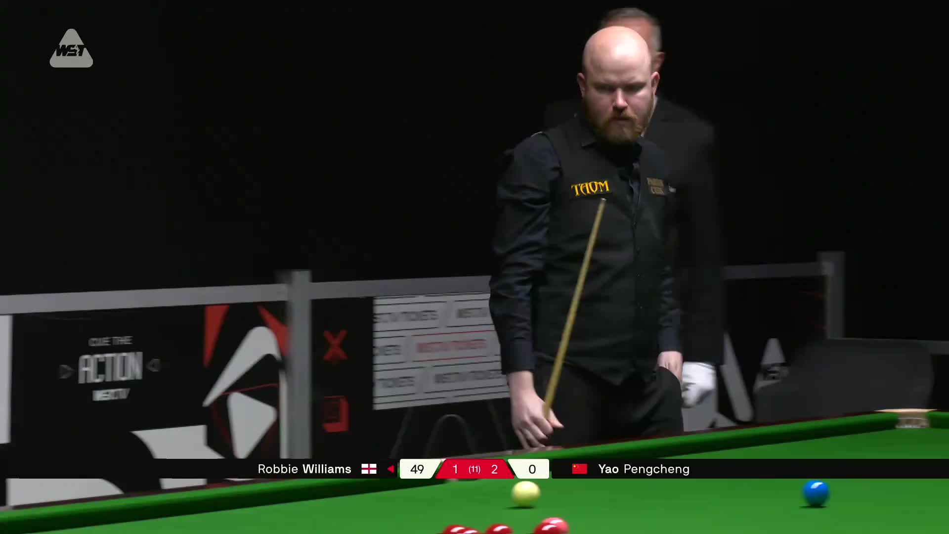 罗比·威廉姆斯VS姚朋成 2025斯诺克英锦赛资格赛 第四局