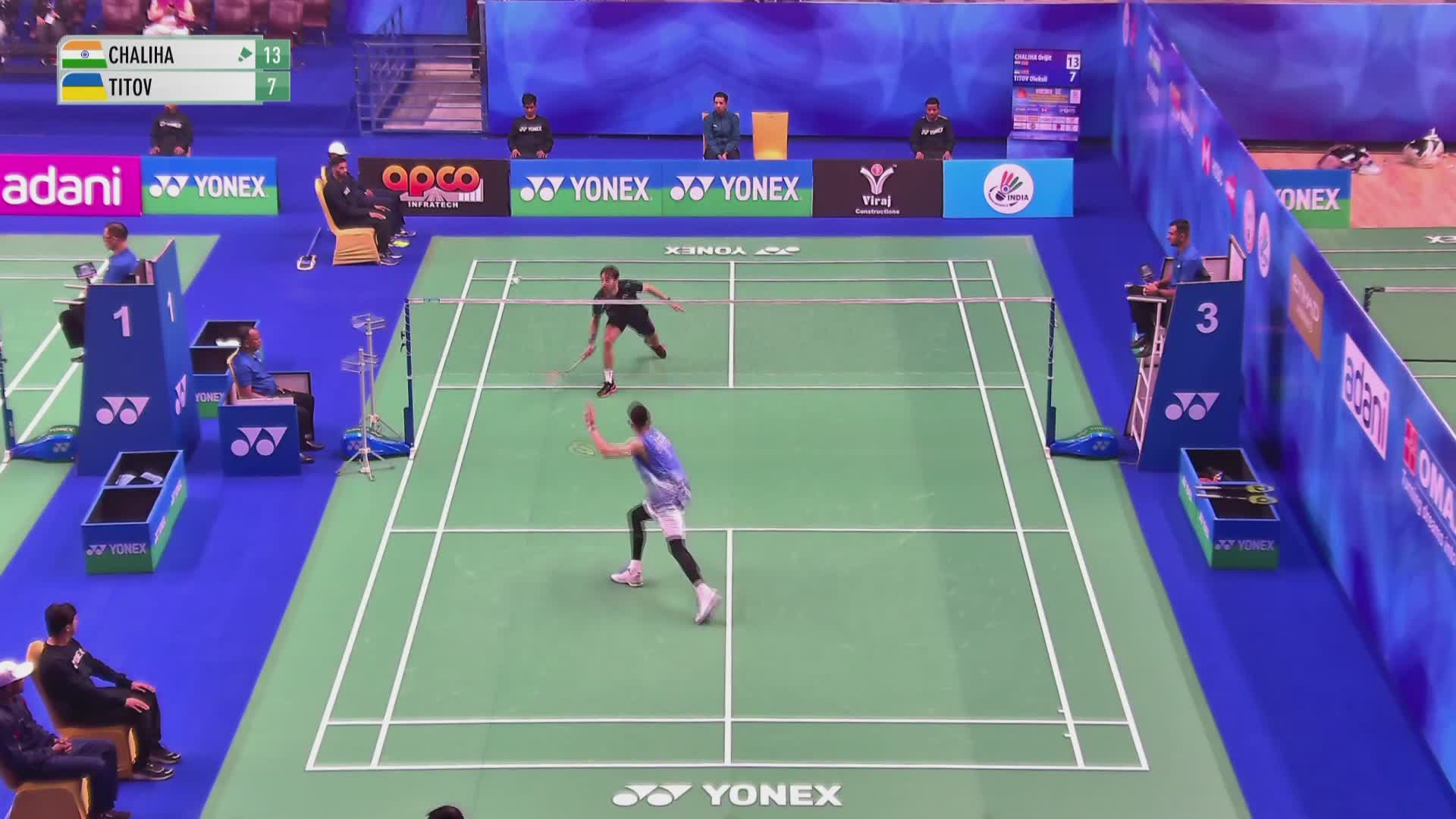 【回放】男单 查利哈vs奥莱克西2025年赛德莫迪羽毛球国际赛 清流