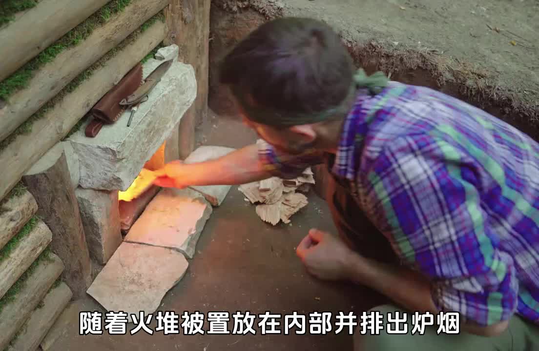 男人踏入荒野搭建出一座木屋，这样的庇护所带给他充足的成就感 (2)