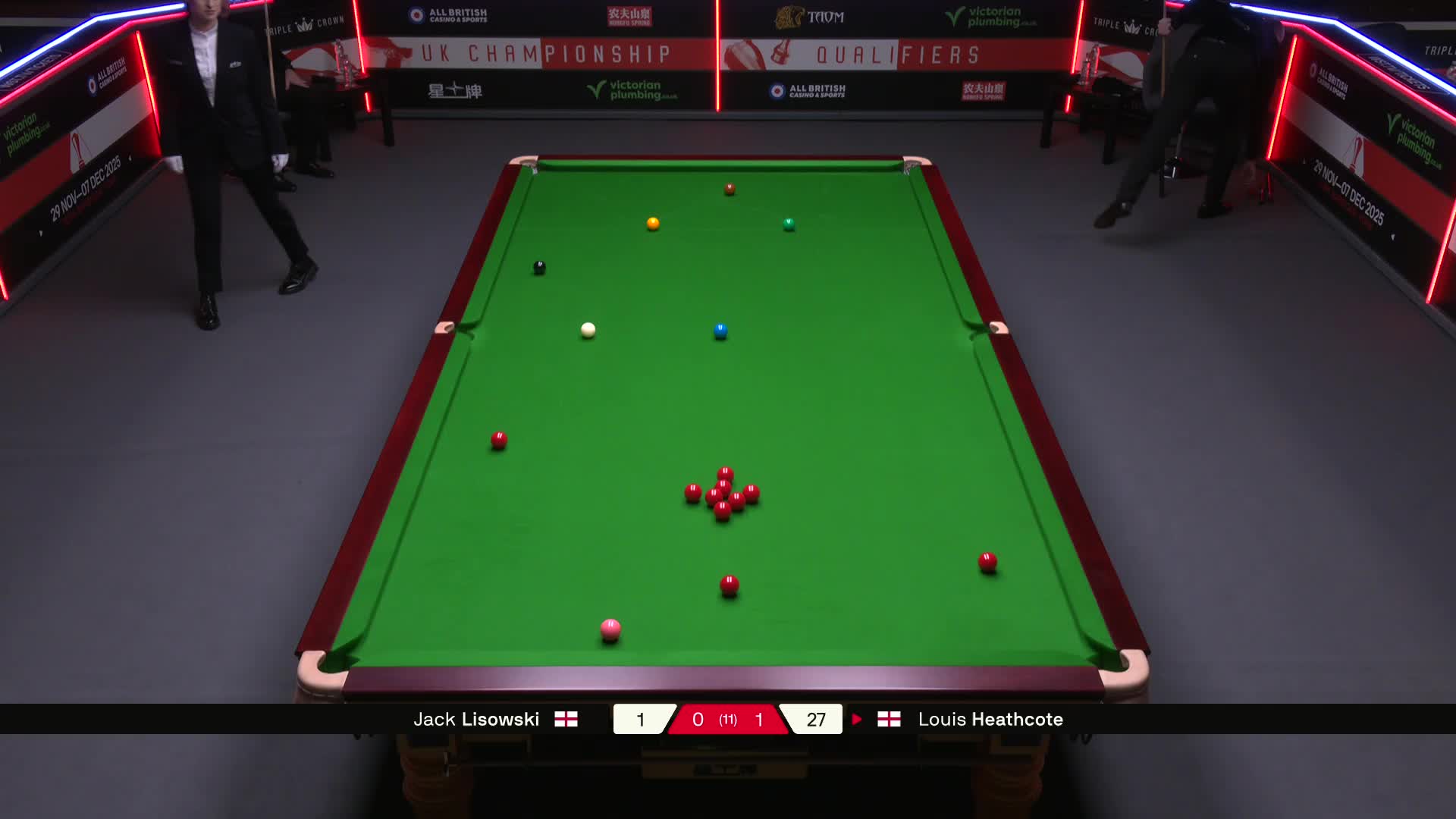 杰克·利索夫斯基VS路易斯·西斯考特 2025斯诺克英国锦标赛资格赛 第二局