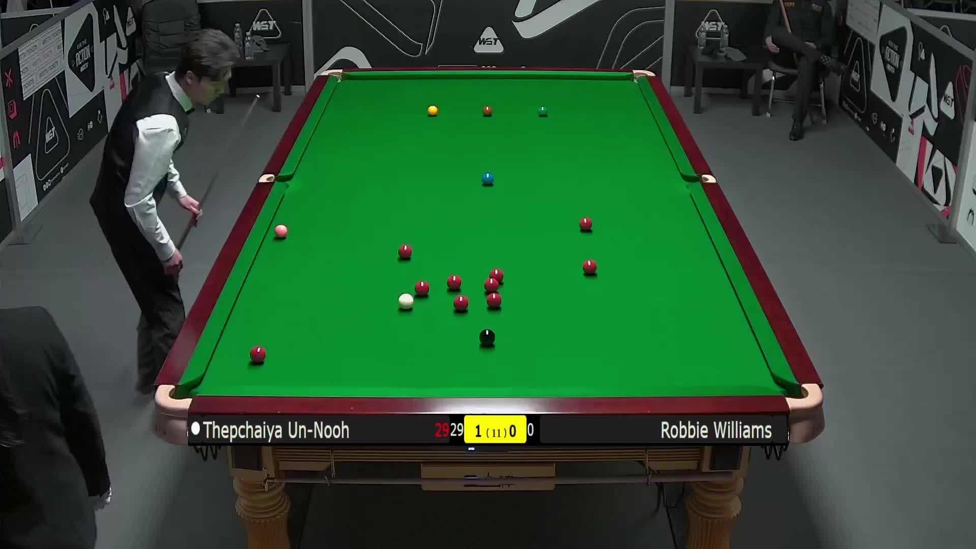 塔猜亚·乌诺VS罗比·威廉姆斯 2025斯诺克英国锦标赛资格赛 第二局