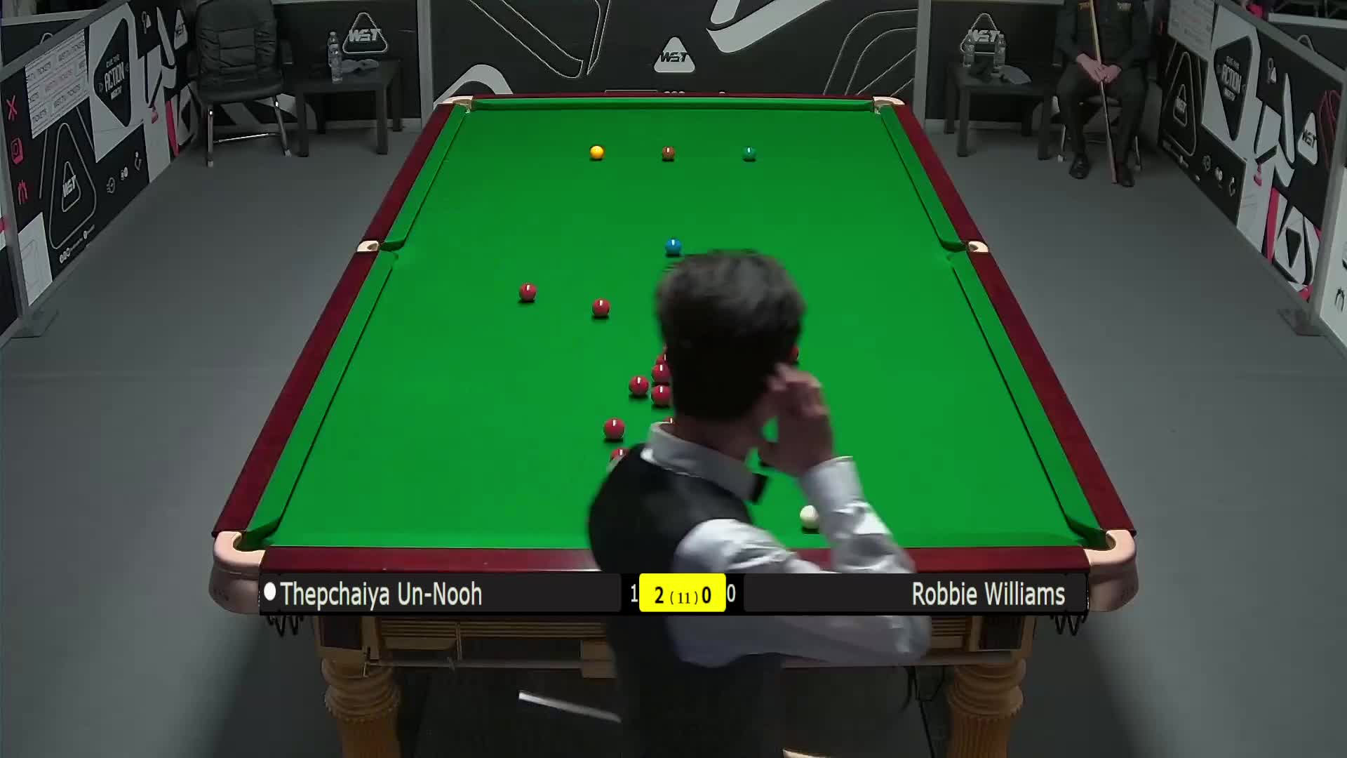 塔猜亚·乌诺VS罗比·威廉姆斯 2025斯诺克英国锦标赛资格赛 第三局