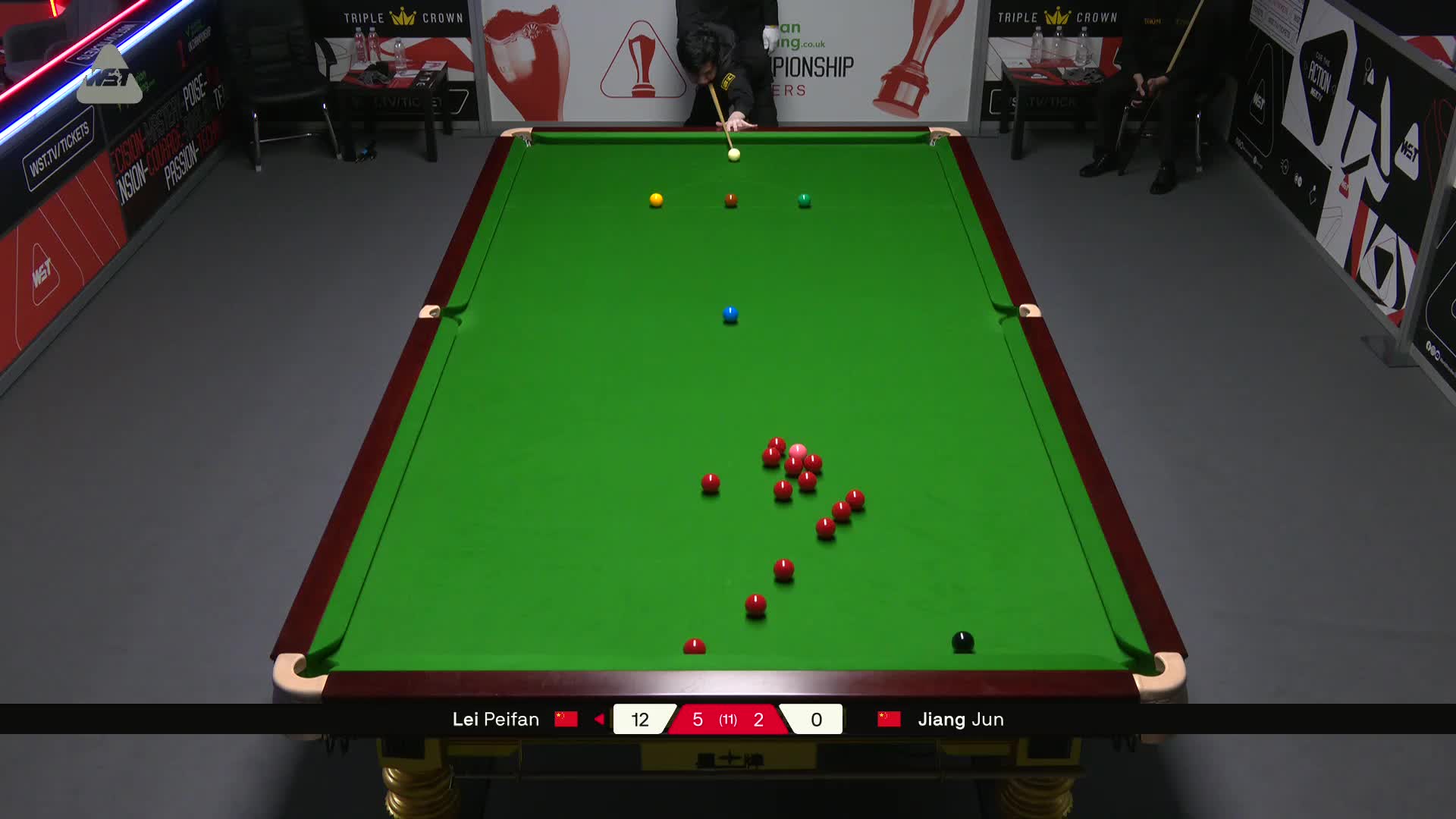 雷佩凡VS江俊 2025斯诺克英国锦标赛资格赛 第八局