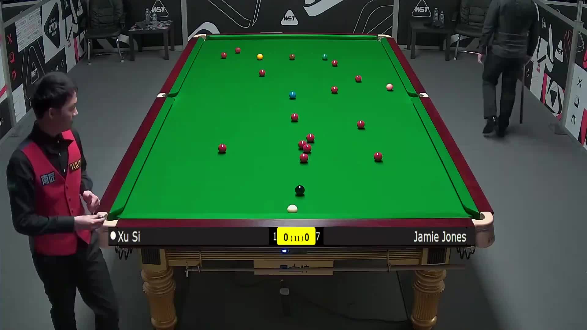 徐思VS詹姆·琼斯 2025斯诺克英国锦标赛资格赛 第一局