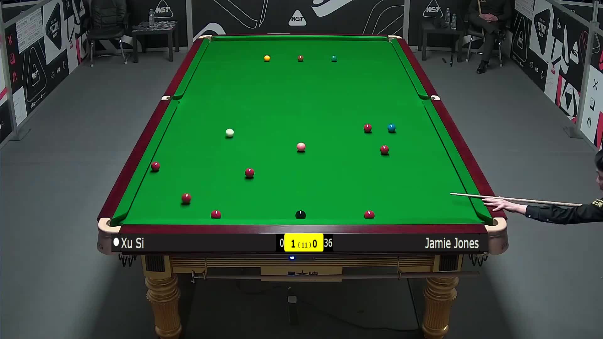 徐思VS詹姆·琼斯 2025斯诺克英国锦标赛资格赛 第二局