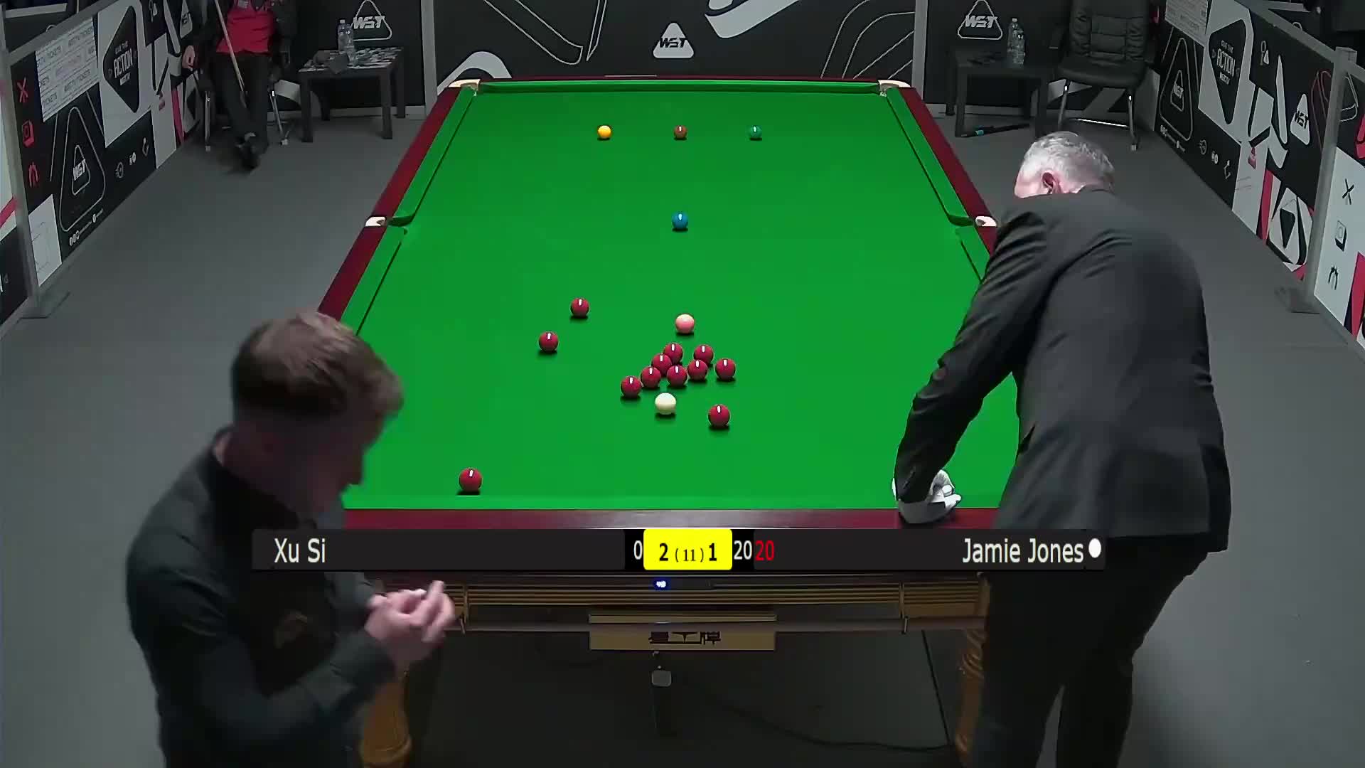 徐思VS詹姆·琼斯 2025斯诺克英国锦标赛资格赛 第四局