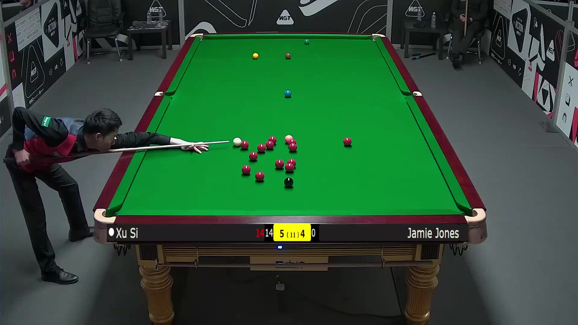 徐思VS詹姆·琼斯 2025斯诺克英国锦标赛资格赛 第十局