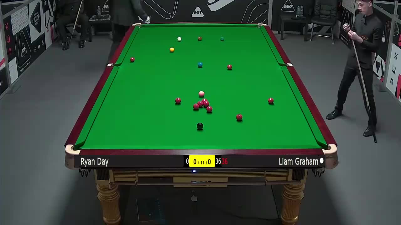 瑞恩·戴VS利亚姆·格雷厄姆 2025斯诺克英国锦标赛资格赛 第一局