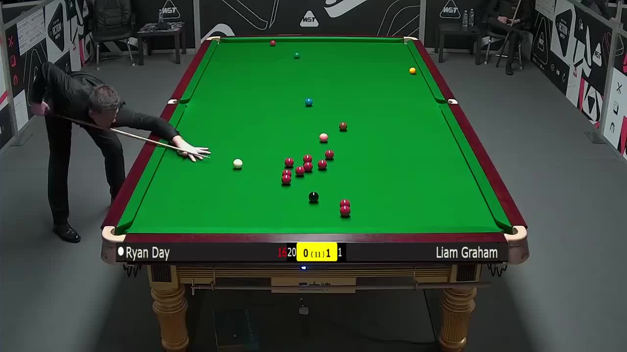 瑞恩·戴VS利亚姆·格雷厄姆 2025斯诺克英国锦标赛资格赛 第二局