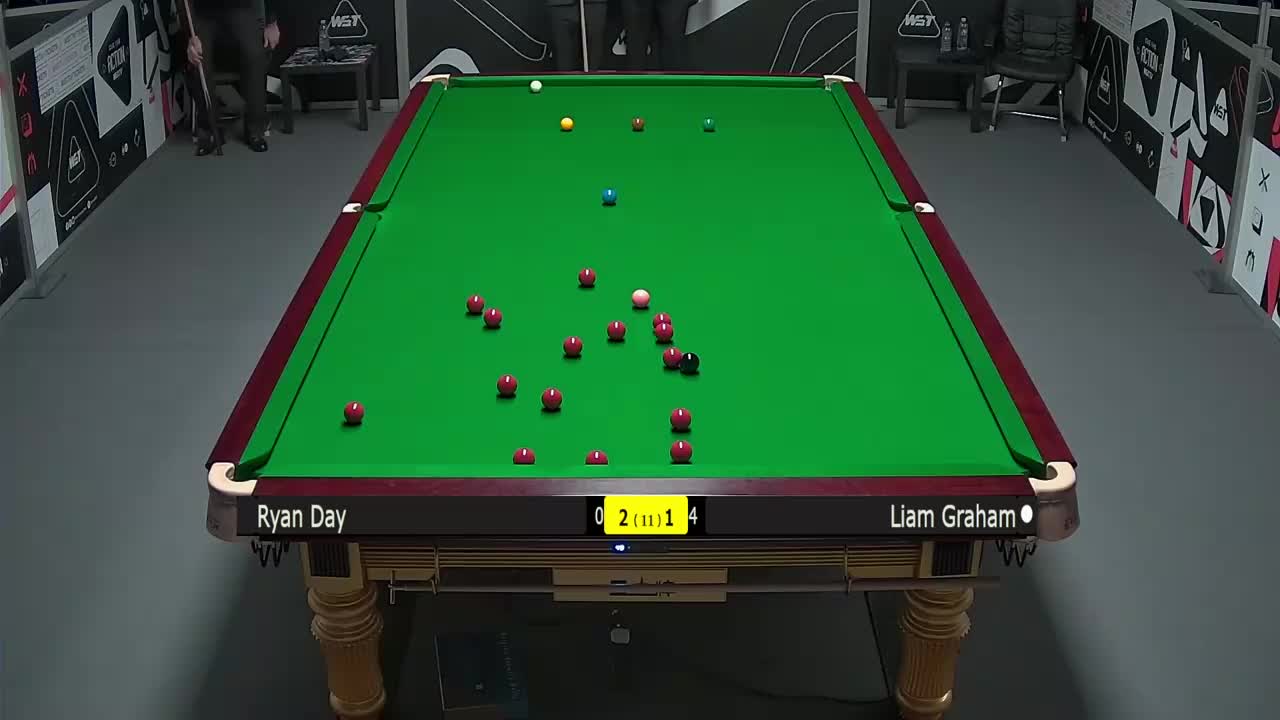 瑞恩·戴VS利亚姆·格雷厄姆 2025斯诺克英国锦标赛资格赛 第四局
