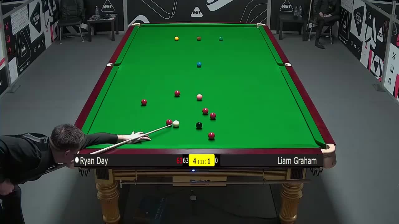 瑞恩·戴VS利亚姆·格雷厄姆 2025斯诺克英国锦标赛资格赛 第六局