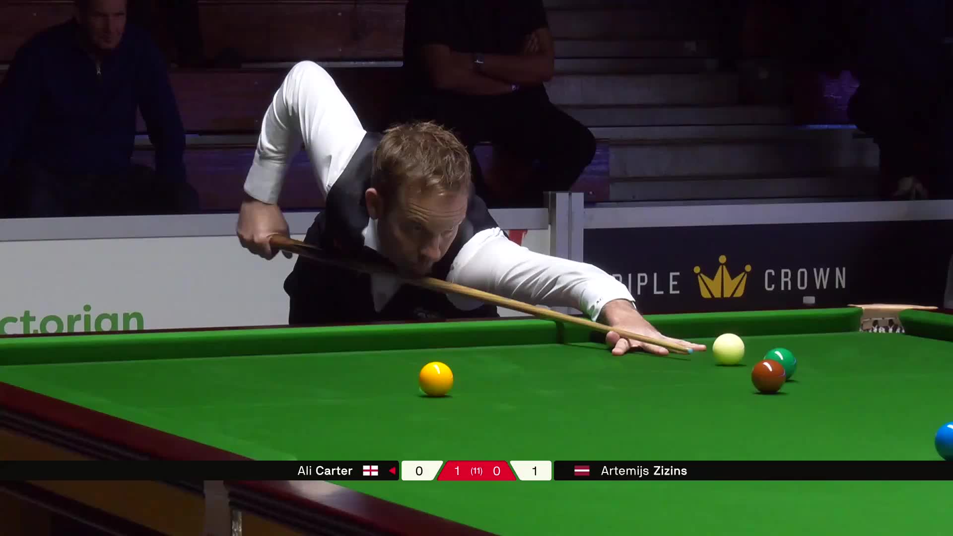 阿里·卡特VS阿特米吉斯·齐津斯 2025斯诺克英国锦标赛资格赛 第二局