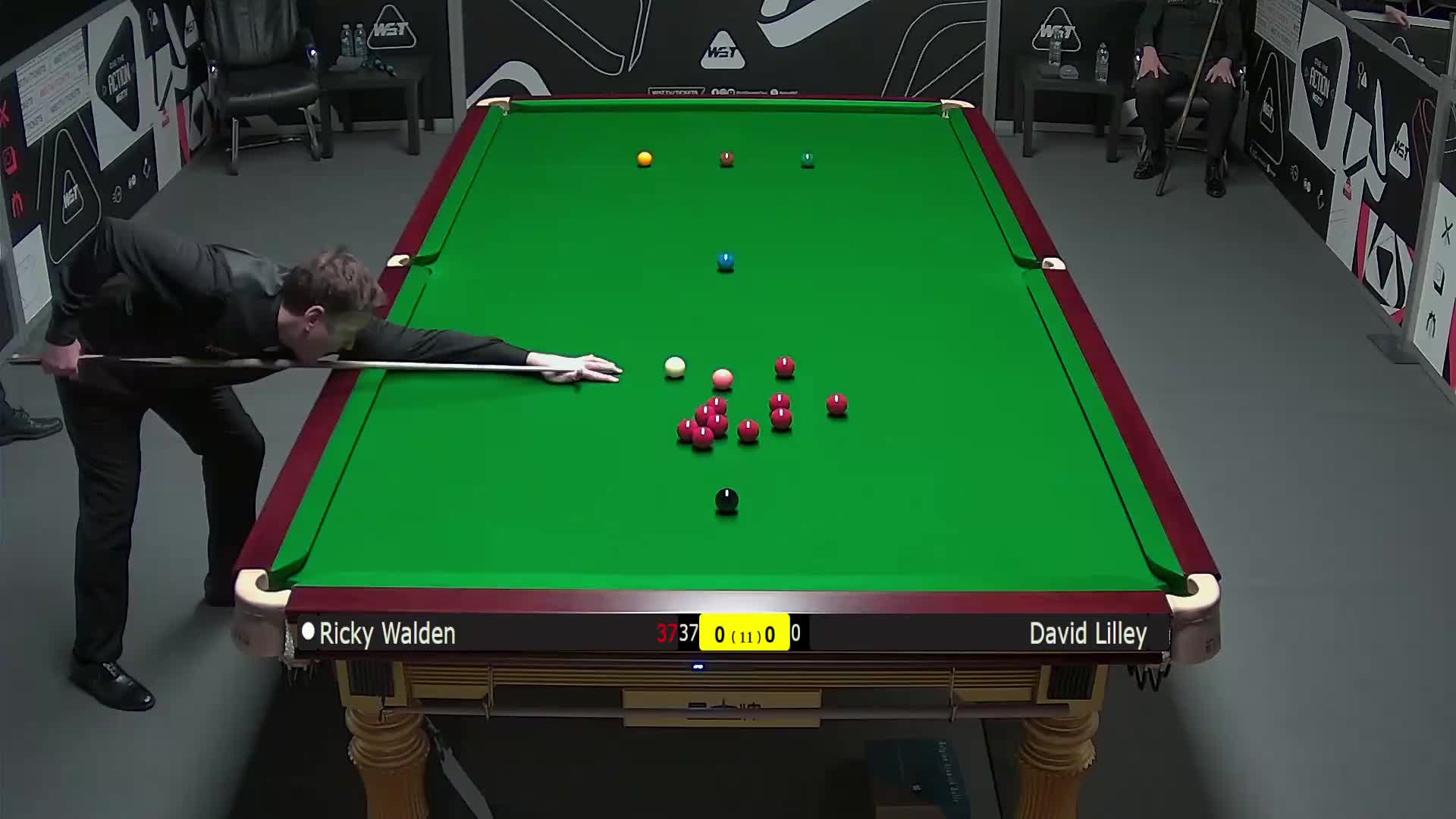 里奇·沃顿VS大卫·利利 2025斯诺克英国锦标赛资格赛 第一局