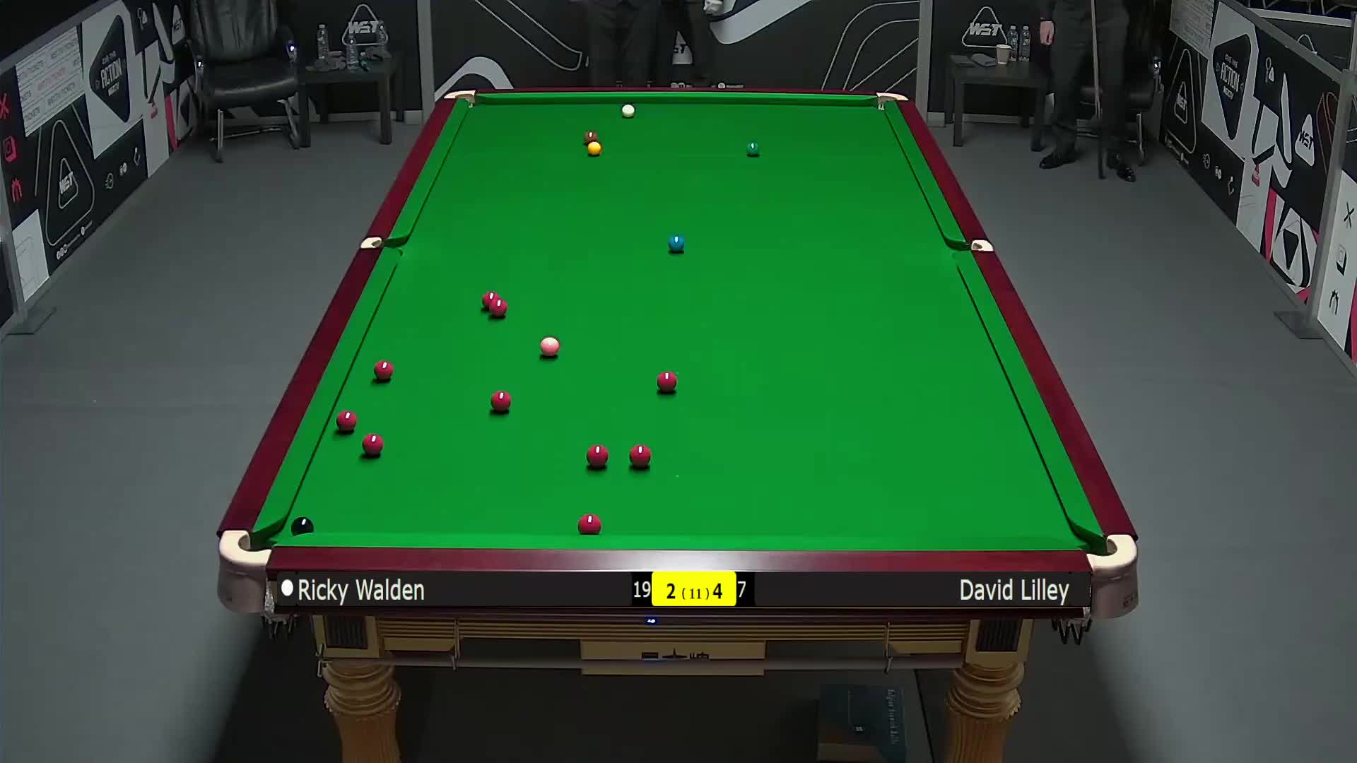 里奇·沃顿VS大卫·利利 2025斯诺克英国锦标赛资格赛 第七局