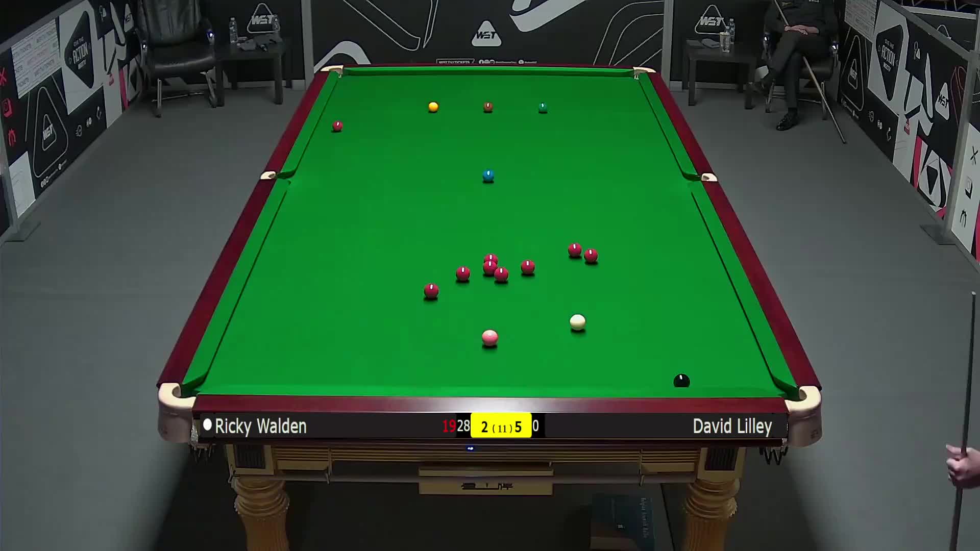 里奇·沃顿VS大卫·利利 2025斯诺克英国锦标赛资格赛 第八局