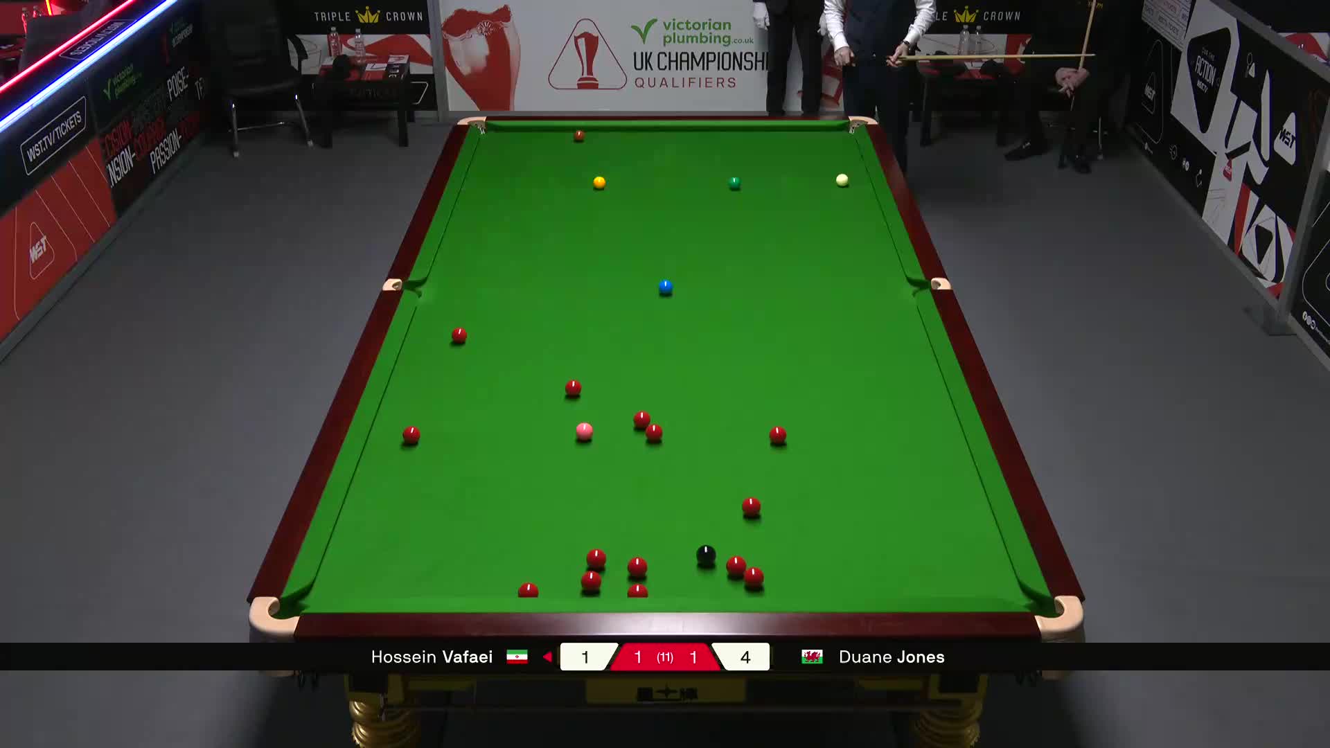 侯赛因·瓦菲VS杜恩·琼斯 2025斯诺克英国锦标赛资格赛 第三局