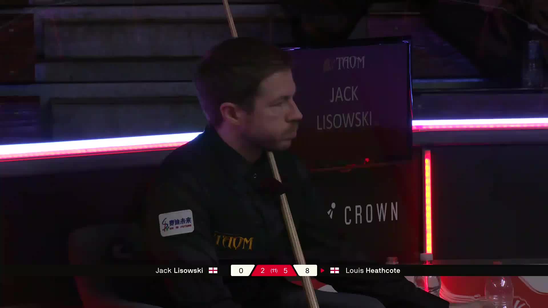 杰克·利索夫斯基VS路易斯·西斯考特 2025斯诺克英国锦标赛资格赛 第八局