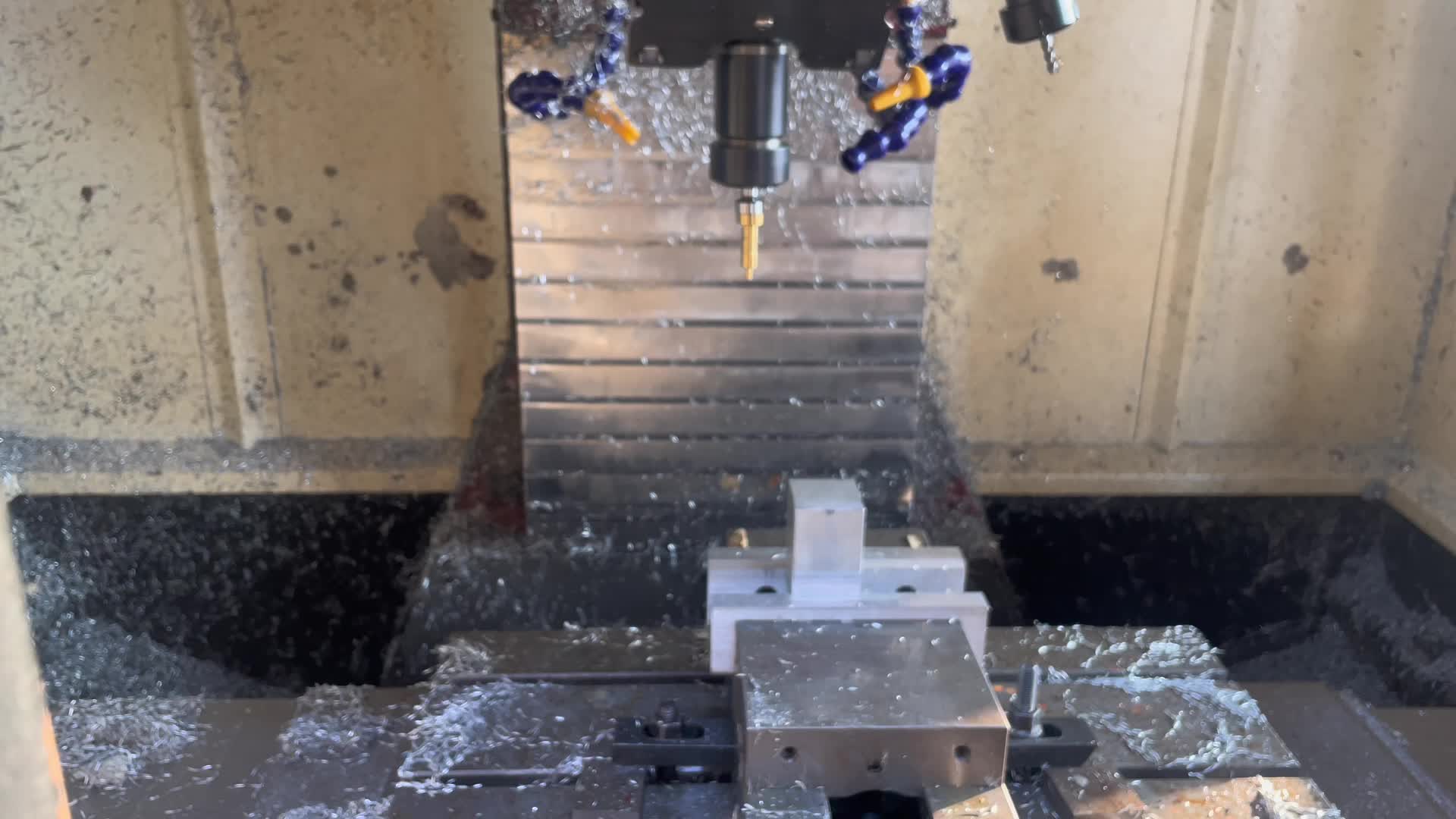 第15节 三轴 三菱系统 G54分中设置全过程