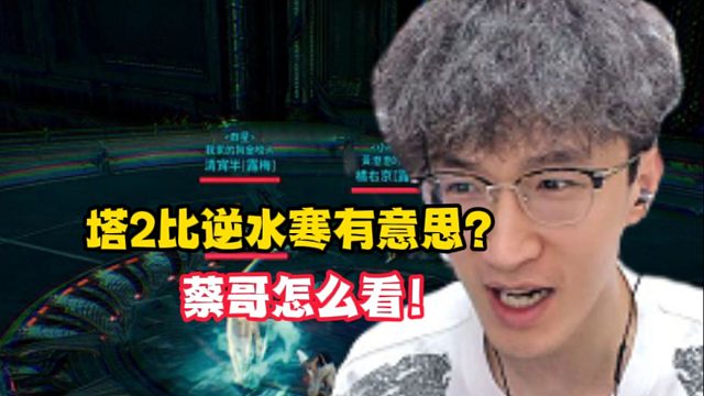 塔2比逆水寒有意思？蔡哥怎么看！