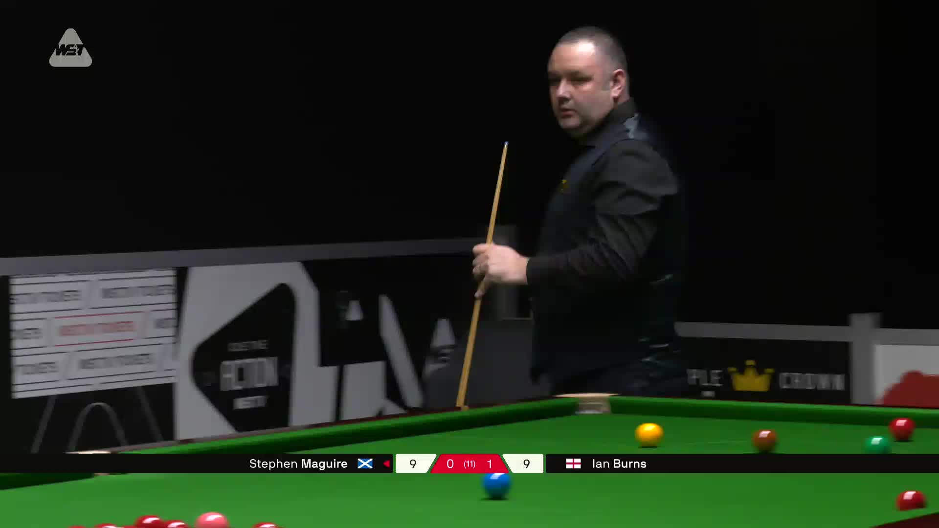 伊恩·伯恩斯VS斯蒂芬·马奎尔 2025斯诺克英国锦标赛资格赛 第二局
