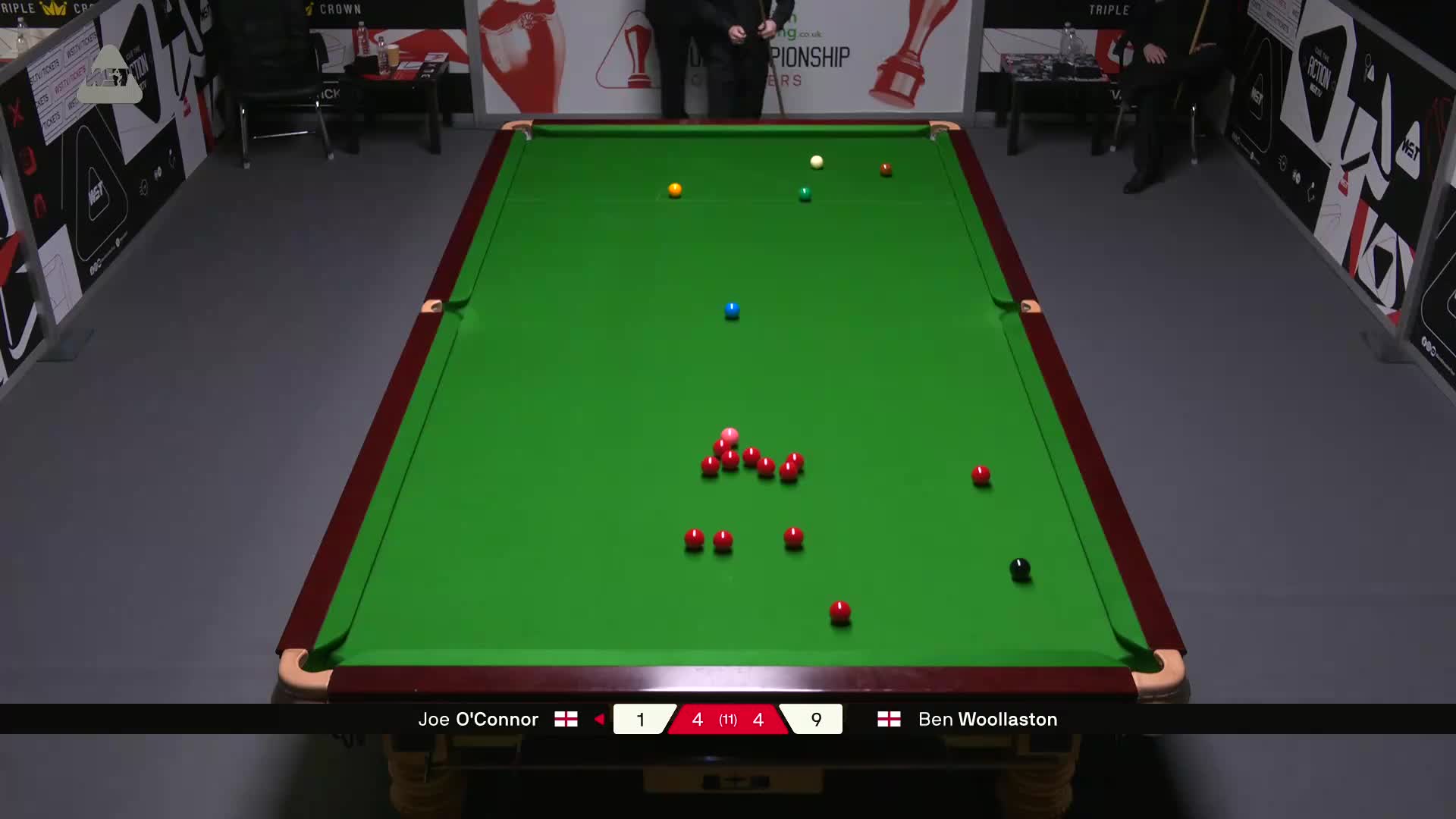 乔·奥康纳VS本·沃拉斯顿 2025斯诺克英国锦标赛资格赛 第九局