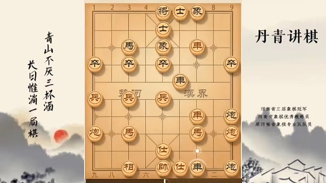 河南省冠军黄丹青讲棋，象棋怎么学，象棋教学，教学讲解破解弃马局，系统学习象棋