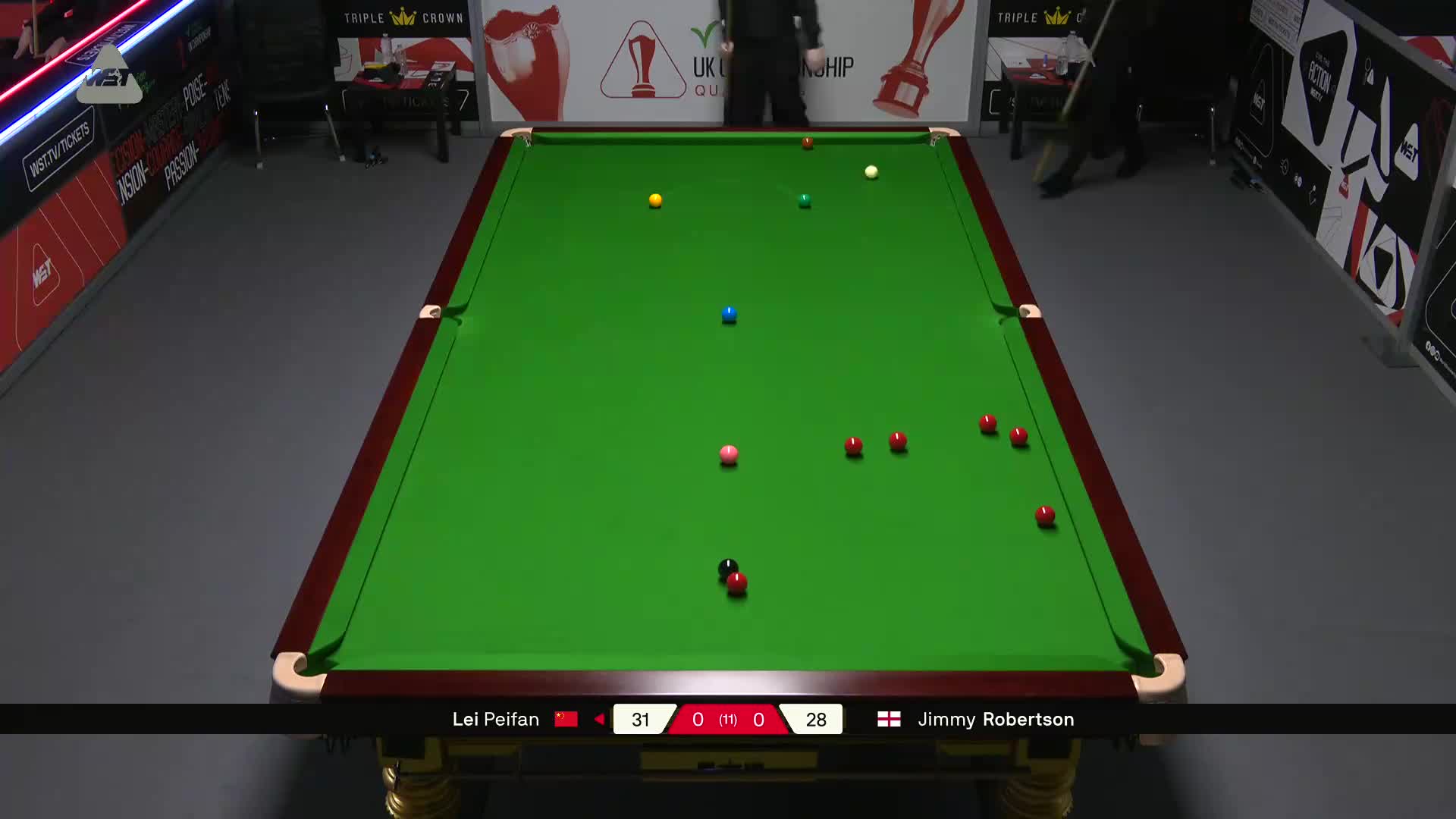 吉米·罗伯逊VS雷佩凡 2025斯诺克英国锦标赛资格赛 第一局