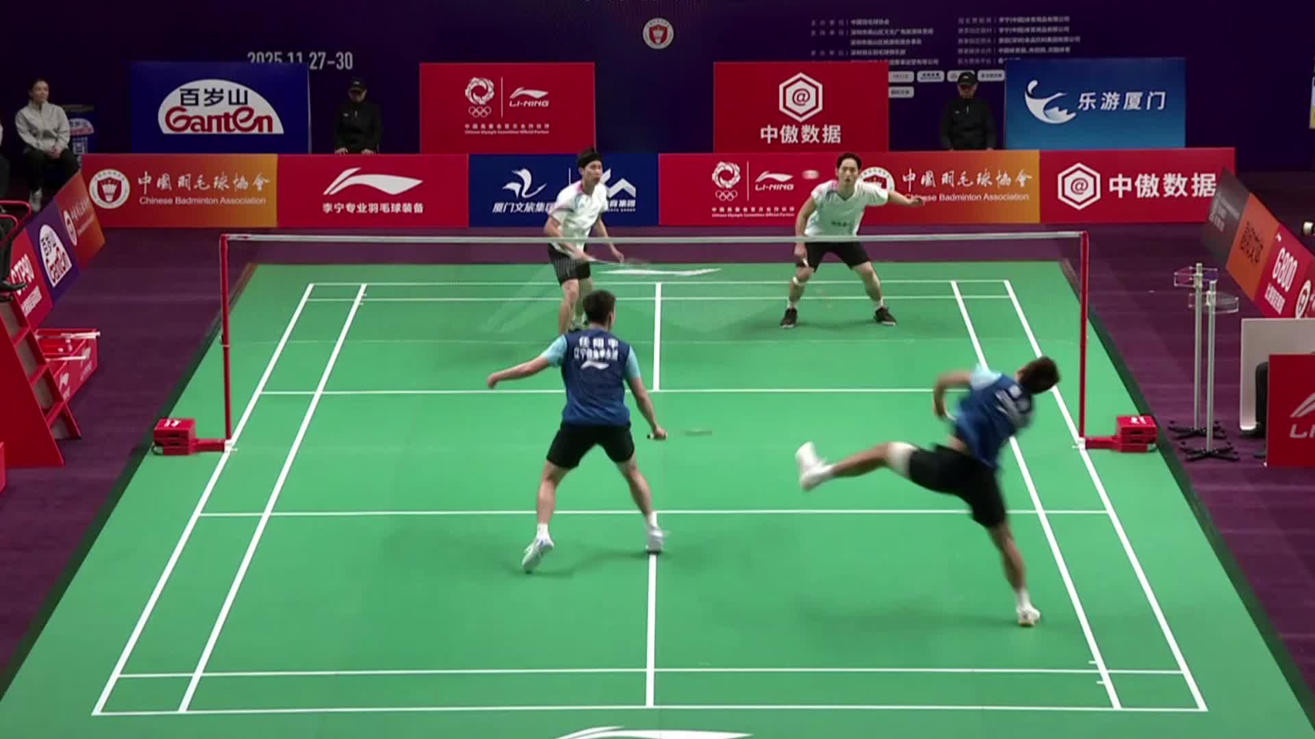 任谢组合开局连得5分建立优势，凭更稳定的发挥和对手失误，以2-1为辽宁极兔拿下首分