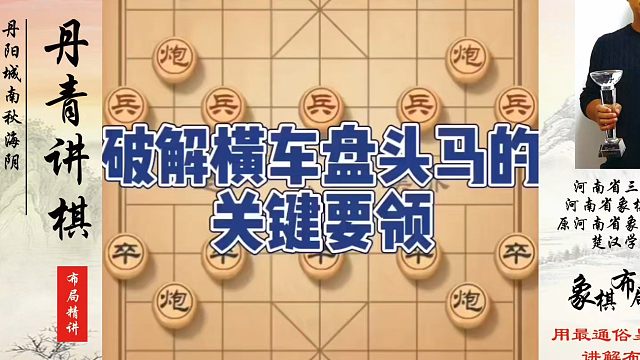 象棋布局一点通全套课程，破解横车盘头马的关键要领，如何快速提升象棋水平系统学棋？如何学习象棋布局、中
