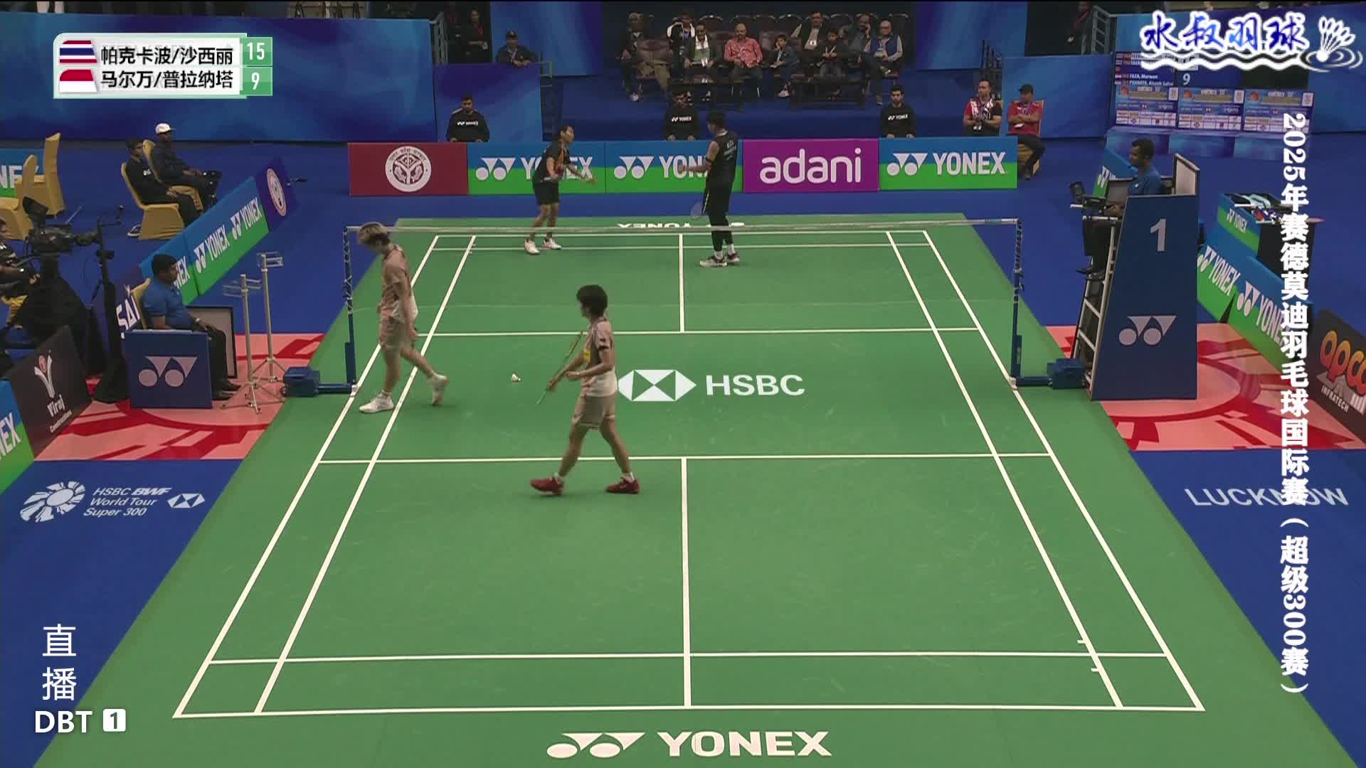 【回放】混双 帕克卡波/沙西丽VS马尔万/普拉纳塔 半决赛 2025年赛德莫迪羽毛球国际赛 水叔解说