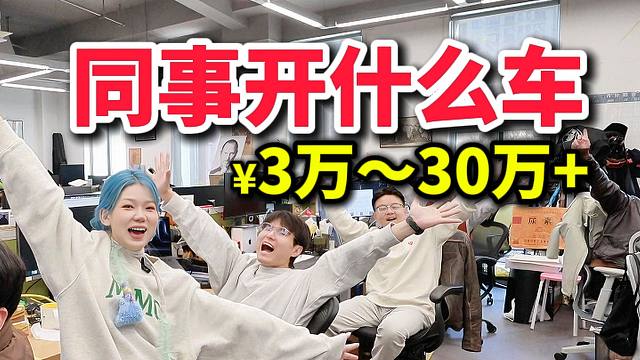 突袭100个同事通勤车，谁才是性价比之王?!【第三期】